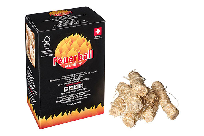 Feuerball Anzündwolle